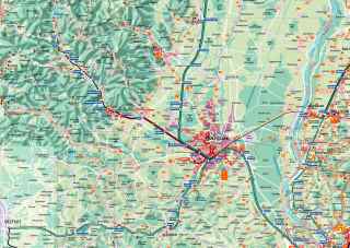 D Karte Mulhouse klein